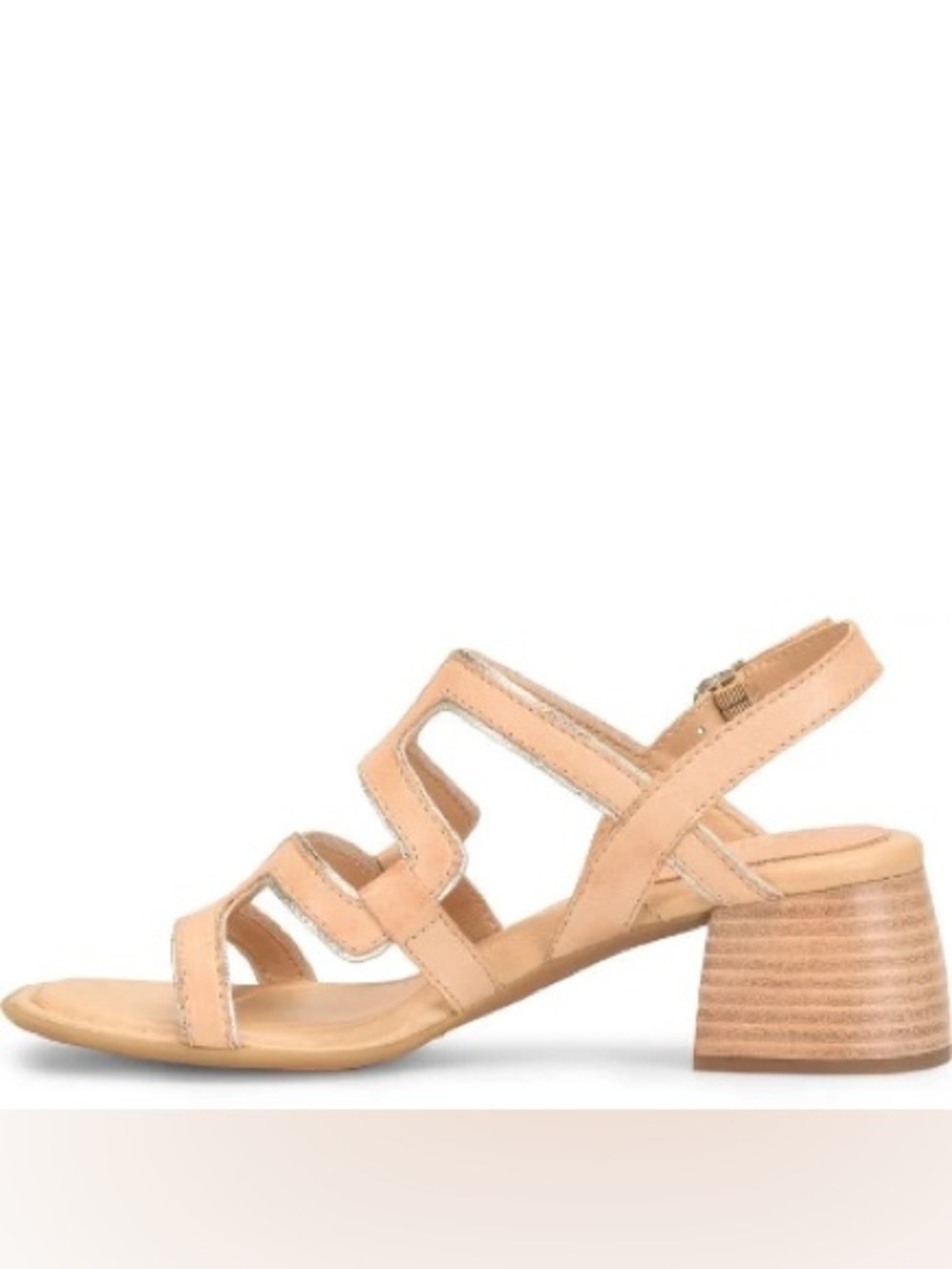 NEW BORN SOFIA SANDALS IN NATURAL 8 - Picture 3 of 10